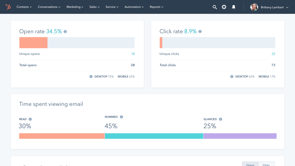 Hubspot-Email-Reports