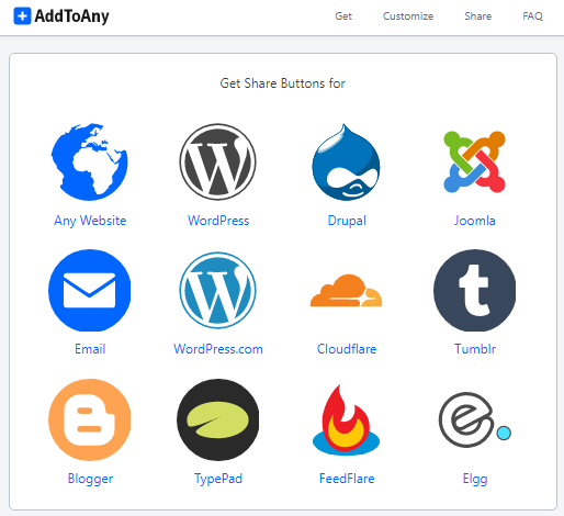 Share Buttons by AddToAny