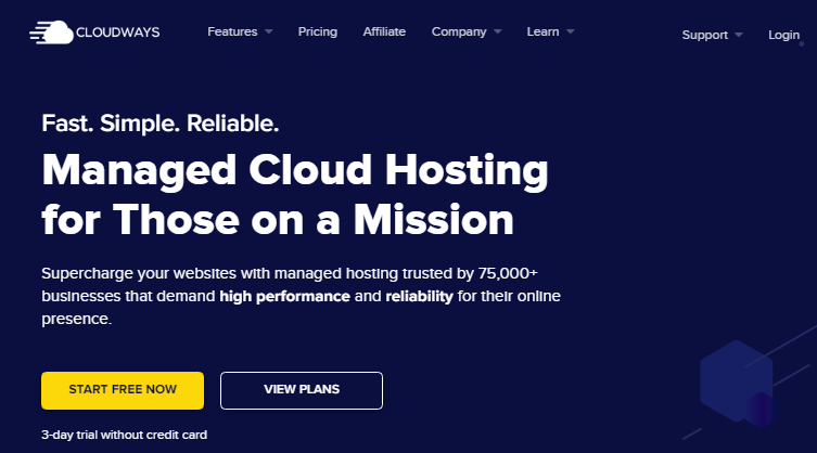 cheap web hosting from cloudways 